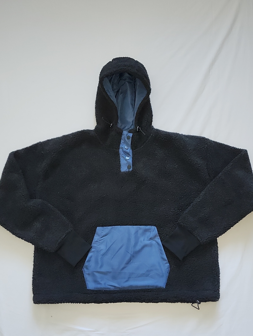 Amazon Essentials Teddy Fleece Hooded Pullover XL NWT